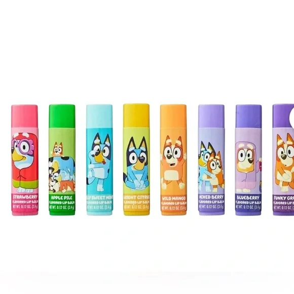 Bluey Lip Balm, 8 Pack, Multiple Flavors, 27.2g - Picture 5 of 5